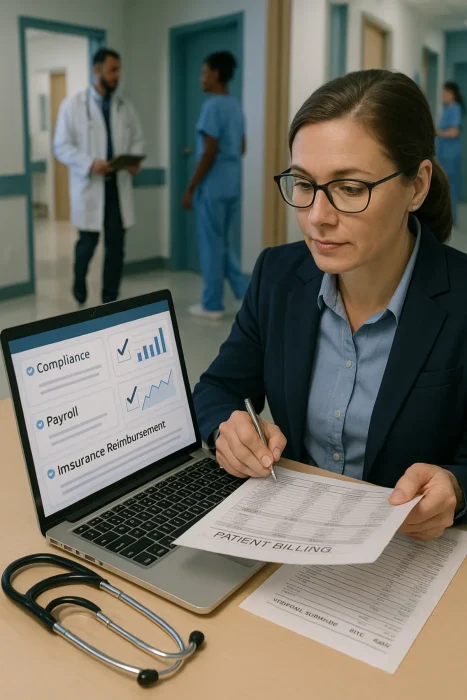 20250925_0044_Healthcare Financial Management_simple_compose_01k5zssfdfeyra2d07es5nqj4n